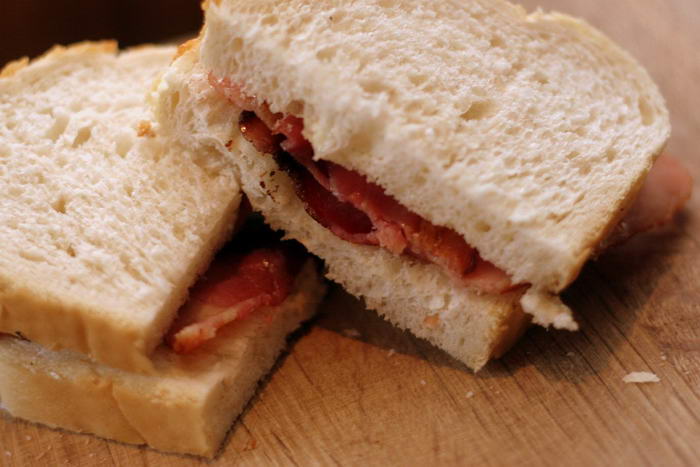 Bacon Sandwich - Popular UK Dishes