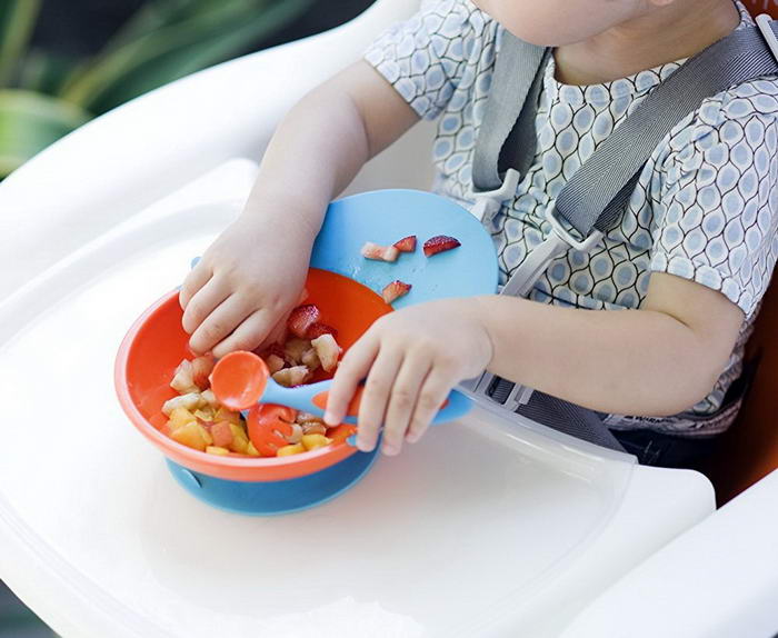 Boon Catch Bowl With Spill Catcher - Functional Cereal Bowls