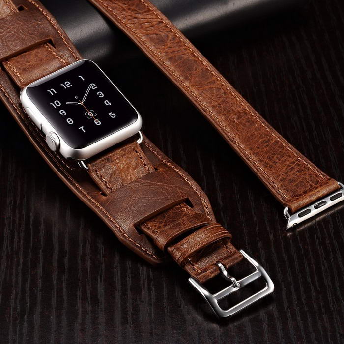 Bracelet Style Leather Band for Apple Watch