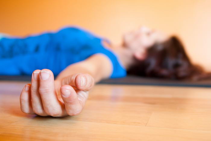 Corpse pose