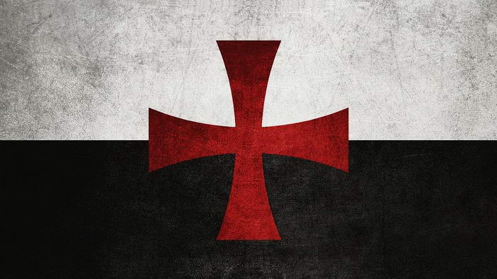 Flag of the knights templar