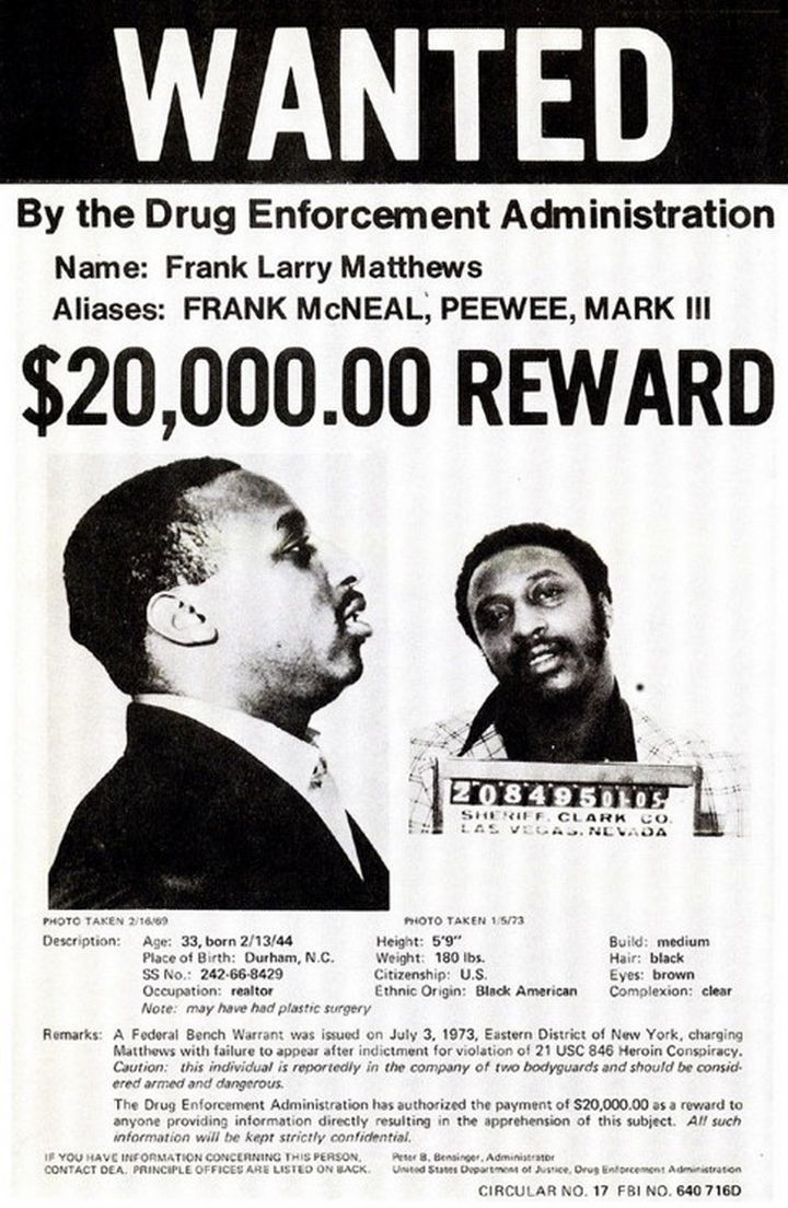 Frank Matthews Wanted