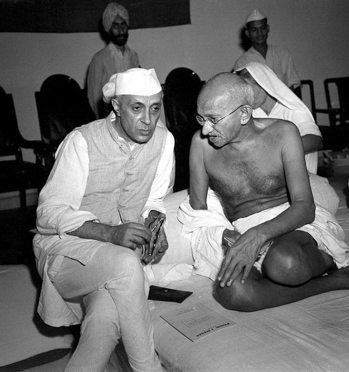 Gandhi and Nehru 1942
