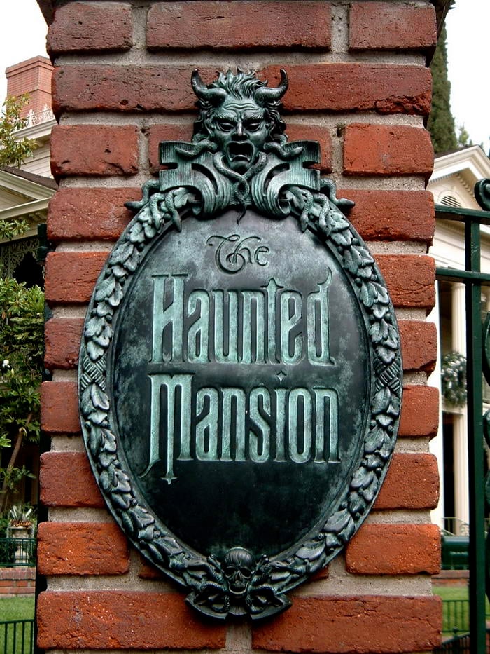 Haunted Mansion Door