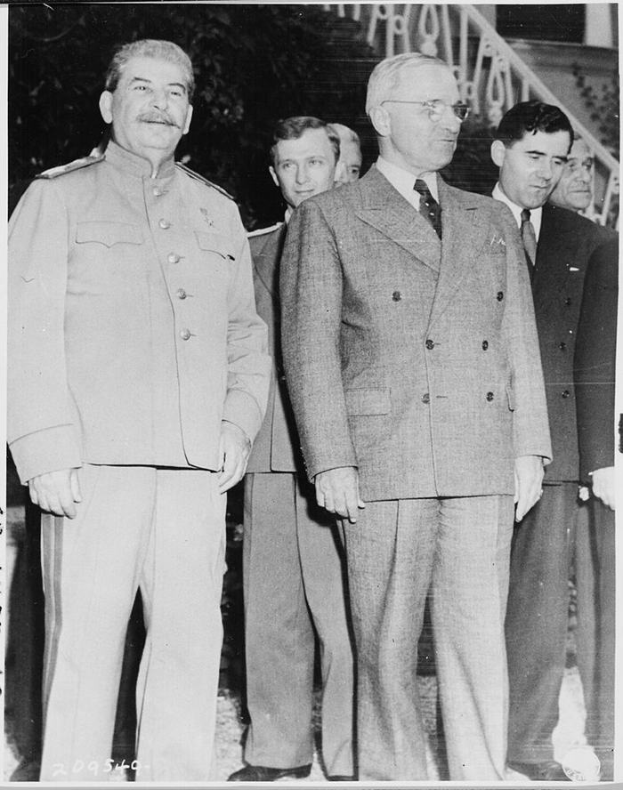 Josef Stalin with President Harry S Truman