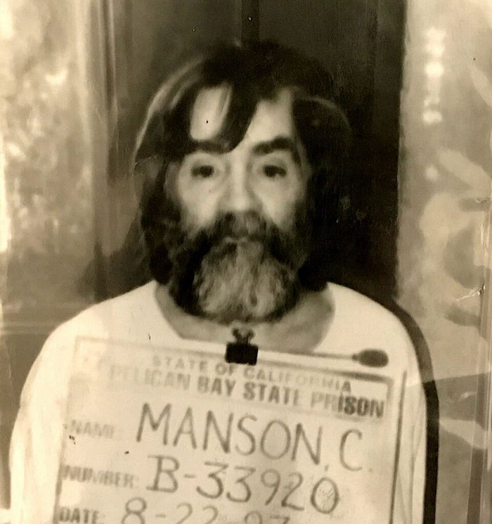 Manson in 1997 prison mugshot