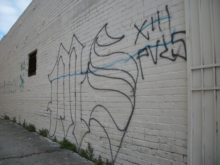 Mara Salvatrucha graffiti