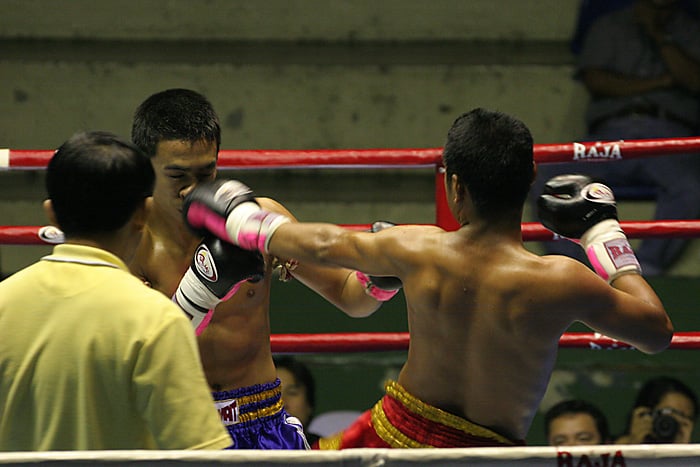 Muay Thai match in Bangkok