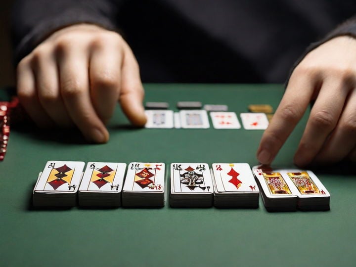 Playing solitaire