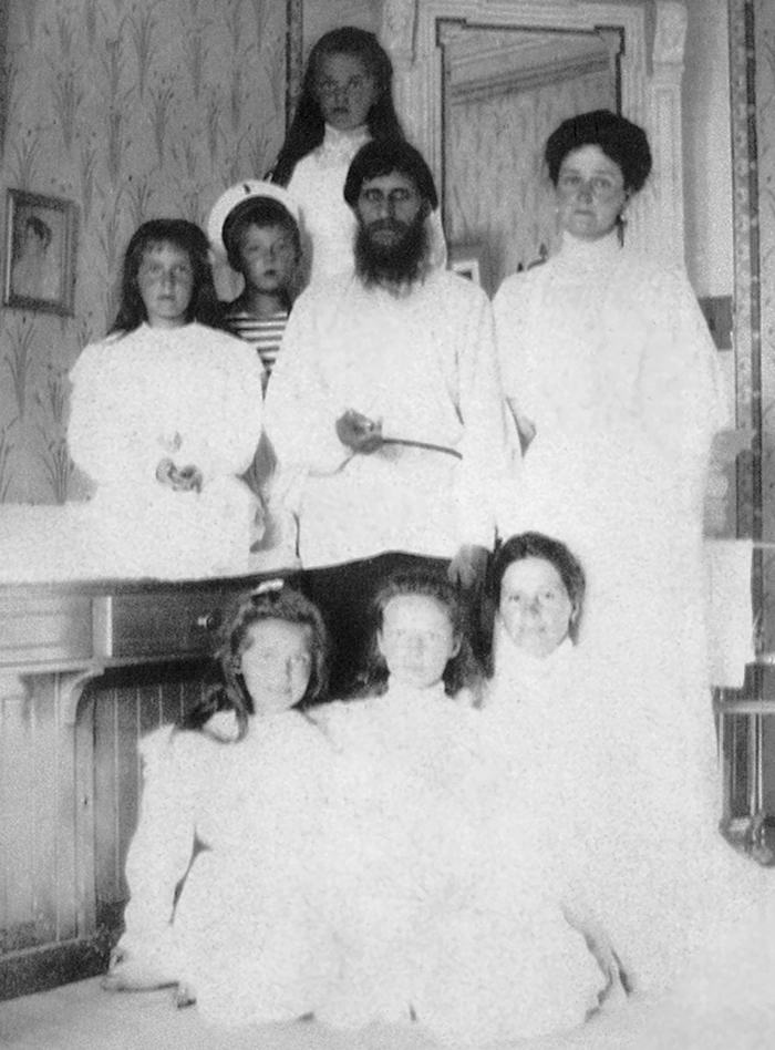 Rasputin with childrens