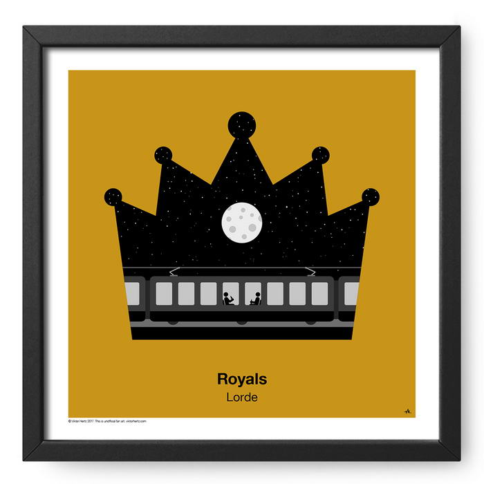 Royals - Clever music posters