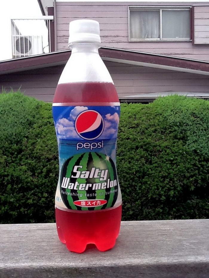 Salty Watermelon Flavored Pepsi - Unique Soda Flavors