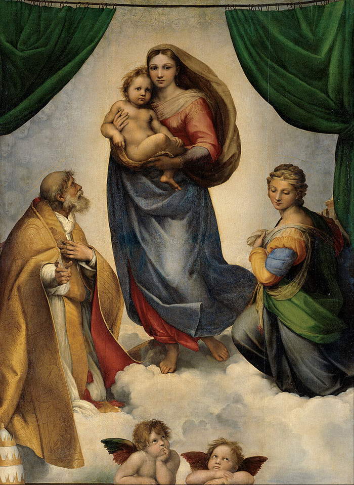 Sistine Madonna - Famous Renaissance Paintings